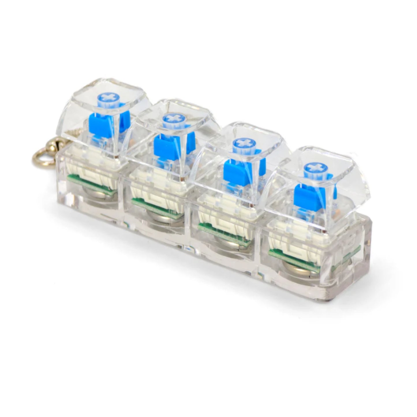 keychain with led keyboard antistress