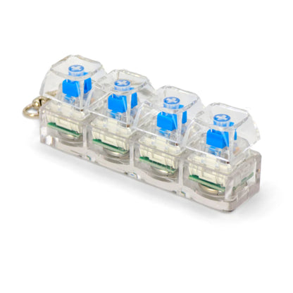 keychain with led keyboard antistress