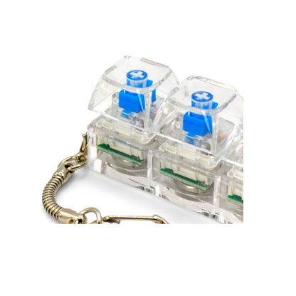 keychain with led keyboard antistress