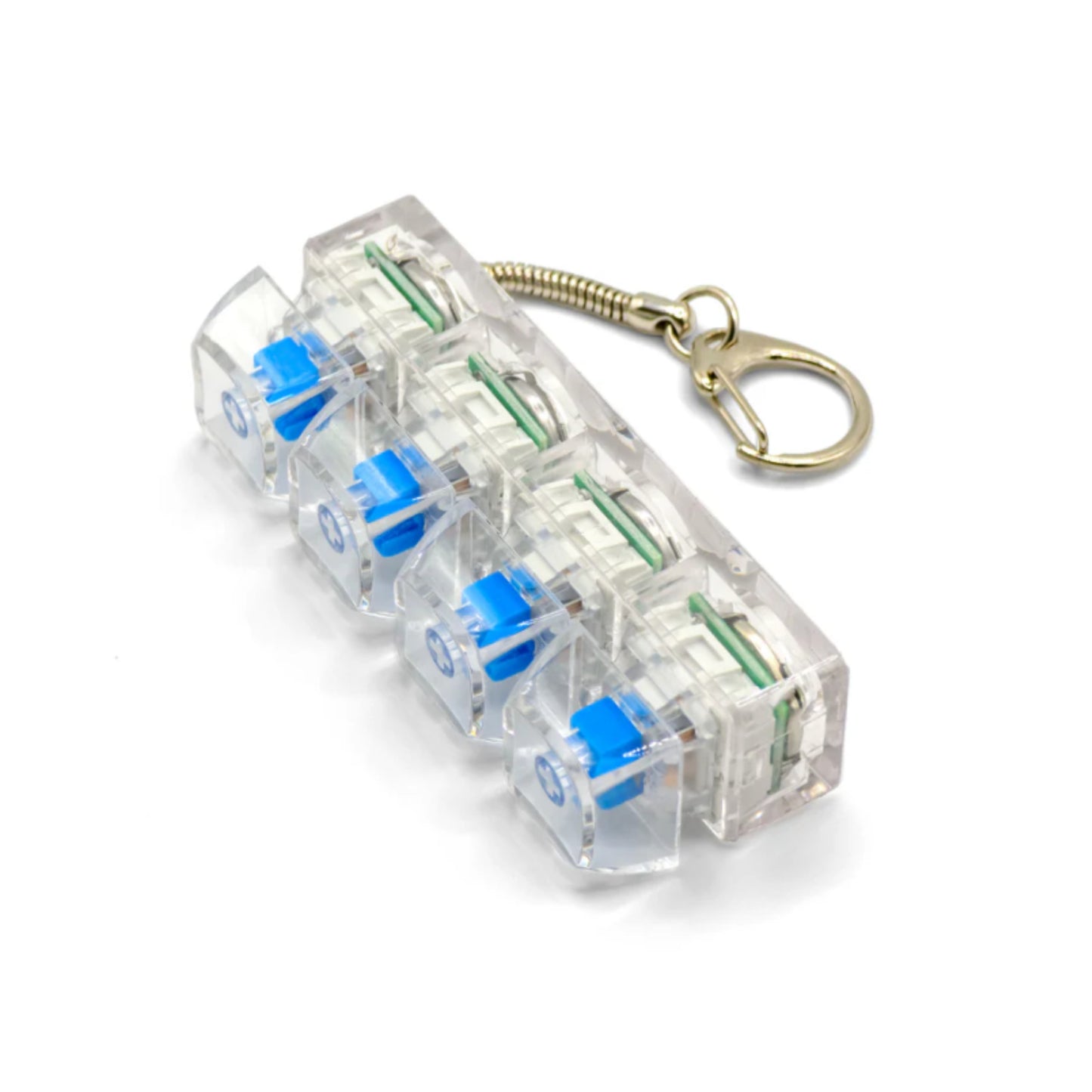 keychain with led keyboard antistress