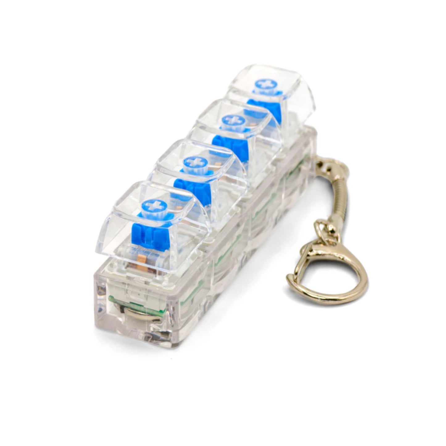 keychain with led keyboard antistress