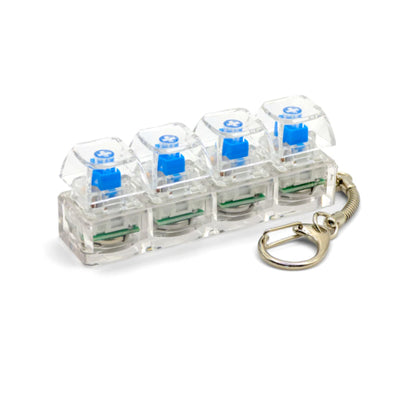 keychain with led keyboard antistress