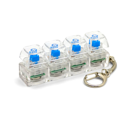 keychain with led keyboard antistress